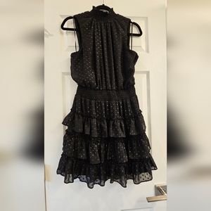 Black Flounce Dress